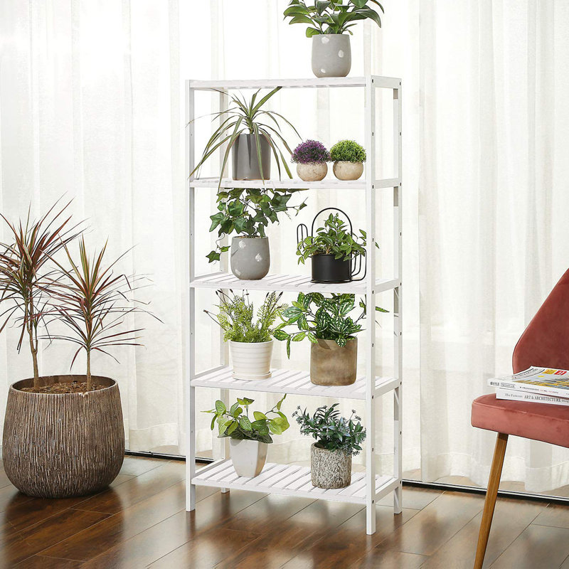 Adellynn Freestanding Bathroom Shelves, White