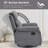 Small Swivel Rocker Recliner - For Adults , Small Spaces/Bedroom/Living Room-606339088
