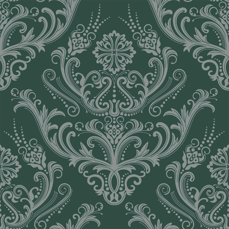 Renton Peel & Stick Damask, 126" L x 24" W