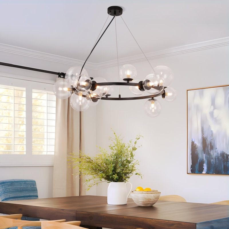 Murrysville 14 - Light Sphere Pendant, Transparent