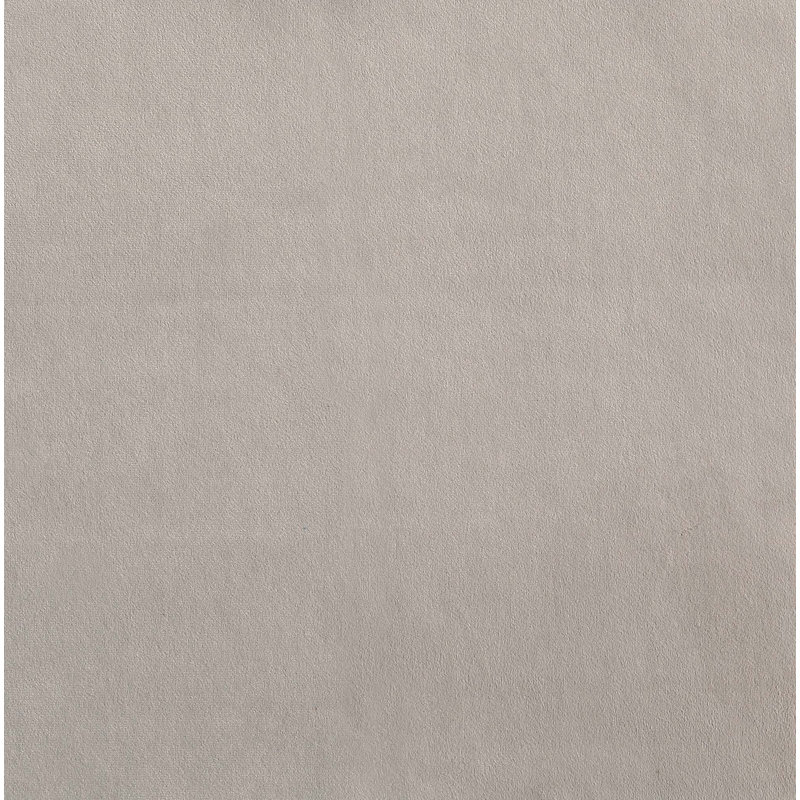 Chaise de salle à manger rembourrée en cuir de hêtre Hillman, Gris clair