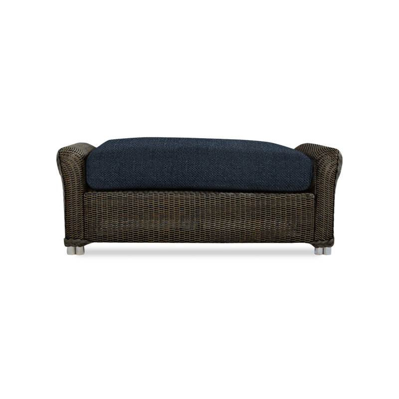 Reflections Outdoor Ottoman, Sandberg Flax, Mink