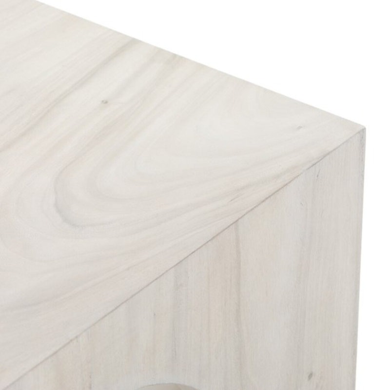 Fausto Coffee Table, Bleached Guanacaste