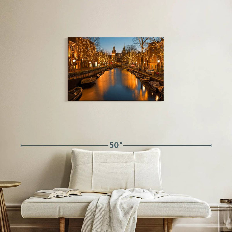 Lumières de Noël Sireci Amsterdam, H 20 po x l 30 po