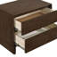 Table de chevet 2 tiroirs Hemlock