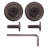 6' Ladder Rail Kit for Removable Ladder Quiet Glide System (Includes: Rail, Brackets, Rail End caps)-104553616
