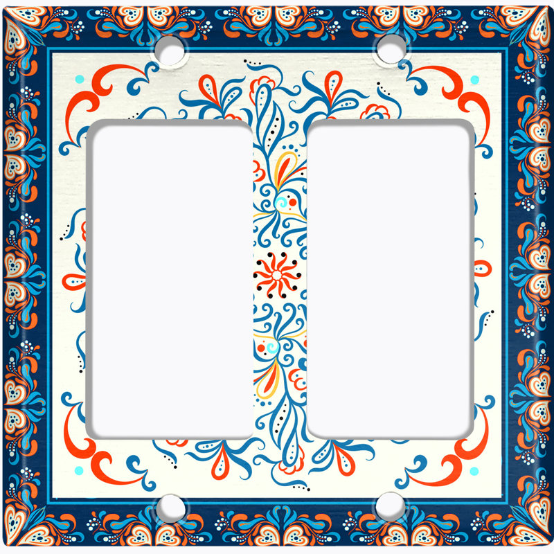 Plaque murale berçante 2 bandes Elegant Tile