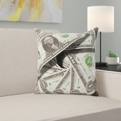 Dollar Throw Pillow
