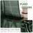 Linen Plaid Curtains Modern Window Panels Check Tartan Light Filtering Curtains for Living Room Bedroom, Rod Pocket Back Tab, 2 Panels-329966683-329966681