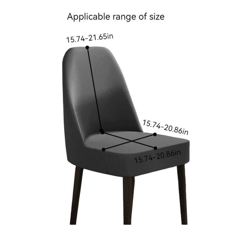 Housse pour chaise de salle à manger