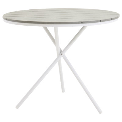 Akia Round Metal Outdoor Coffee Table , 90cm W 90cm D