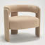 Chaise d'appoint avec pieds en bois robustes-129543158