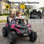 Voiture DEARAUTO 24V 2 places Ride on UTV, 4 roues motrices, 800 W, moteurs 4 x 200 W, 4 roues EVA électriques, pneus EVA, 5,1 Mph, voiture électrique pour enfant avec télécommande, 24 volts pour enfants âgés de 3 à 8 ans-102074991