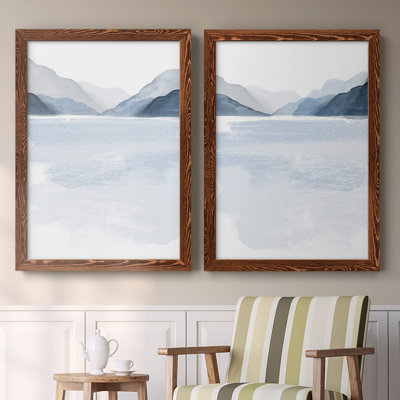 Glacial Lake I-Premium, toile encadrée - prête à être accrochée