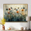 Hiver, minimalisme, coquelicots, champ III - coquelicots, art mural-1638588412-1638588413
