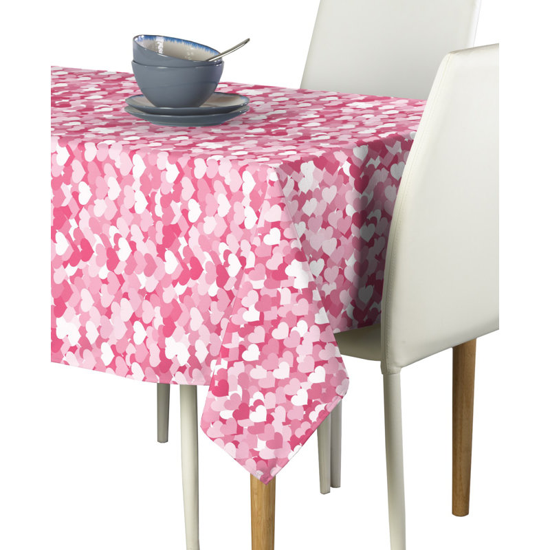 Elsmere Heartbeats Tablecloth, 120" L x 60" W