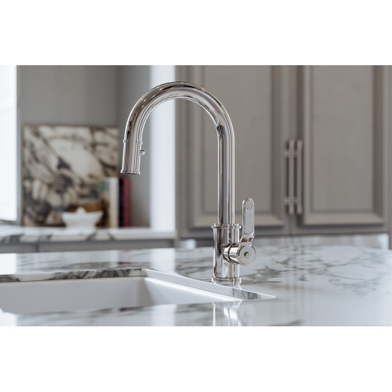 Armstrong™ Pull-Down Bar Faucet with Accessories, Polished Nickel