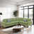 Green Linen Blend