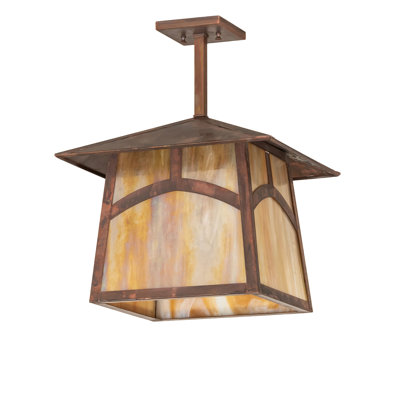 16" Square Stillwater Hill Top Pendant