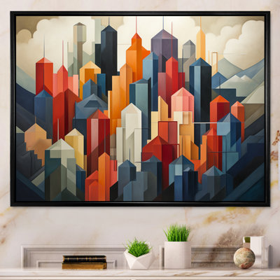 Cubic Los Angeles Skyline - Los Angeles Wall Art