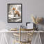 Winter Fox Landscape Framed Wall Art Prints - Fox in snowy forest, for living room-125212010-125212008