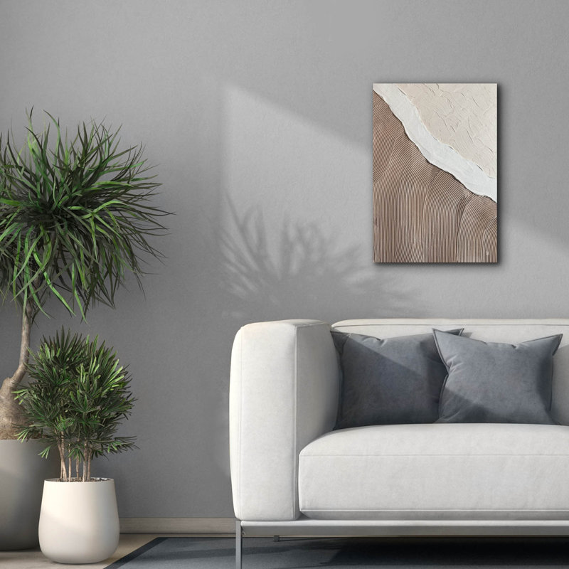  «Neutral Ocean» par Sarah Adams, art mural sur toile, 18 po x 26 po