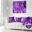 Fleur bleue en forme d'art fractal - coussin imprimé floral-30731312-30731315