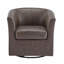 Fauteuil demi-tonneau pivotant en similicuir-1233101585-1233101584