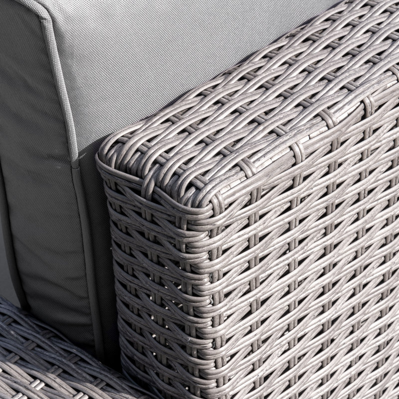 Ensemble de canapé modulaire d'extérieur 5 pièces