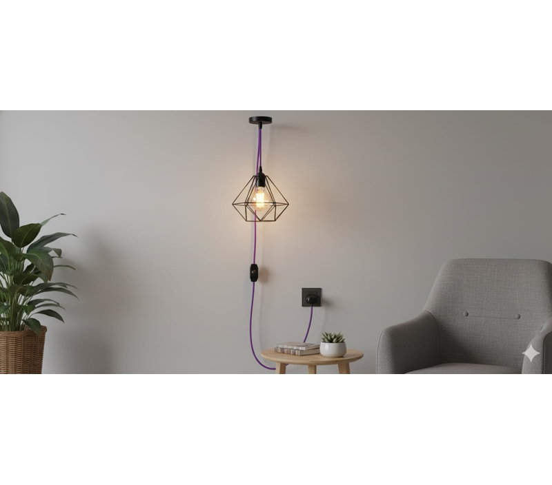 - Light Pendant, Purple