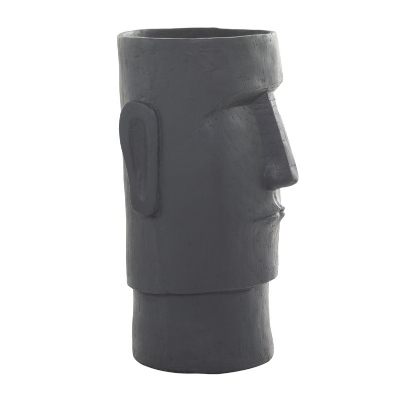 1 pot d'intérieur en oxyde de magnésium, H 23,45 po x l 11,5 po x P 13,05 po
