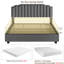 Lit de grand lit en velours-83428513