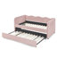 Lit de jour simple, canapé-lit convertible 3-en-1 Gingham-133070079-133070083