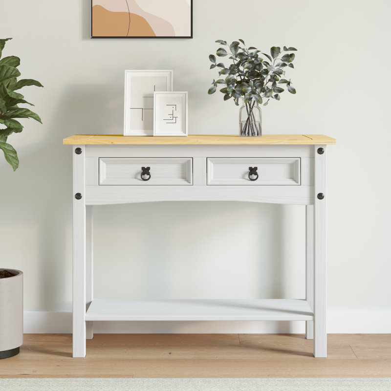 Angelia 90cm Solid Wood Console Table