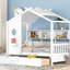 Lit simple en bois avec 2 tiroirs, lit pour enfant avec tablette de rangement-1481571487-1481571486
