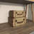 Hamachi Wooden Nesting Upholstered Decorative Beige Trunk with Vintage Accents and Studs Set