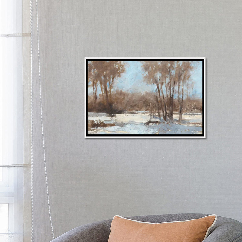 «Sunlit I» par Ethan Harper - reproduction d'art, Toile blanche encadrée, H 18 po x l 26 po x P 1,5 po, Pas de tapis