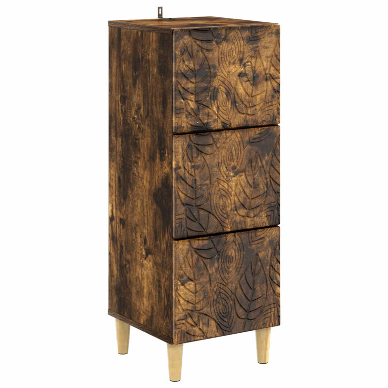 Rectangle Accent Chest, Smoked Oak