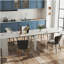 Multifunctional extendable console table