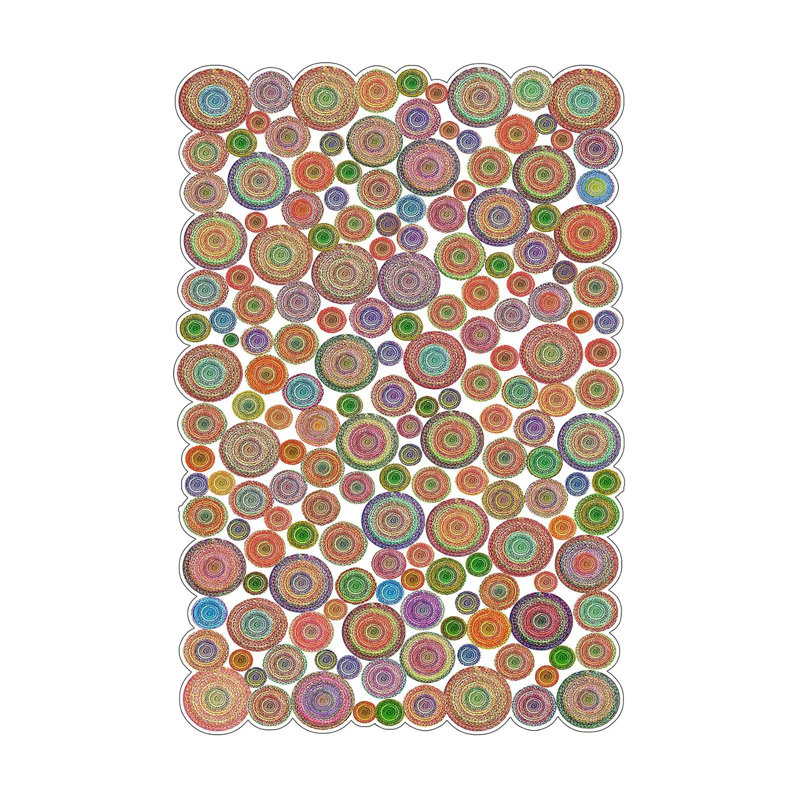 High-Quality Hall Carpet, 3D Digital Print, 3.3 x 4.9 Feet | 100% Polyester, 650 g/m², 0.3 in Pile Height | Antibacterial, Non-Slip Underside, Machine Washable | Perfect for Entryways, Living Rooms & More