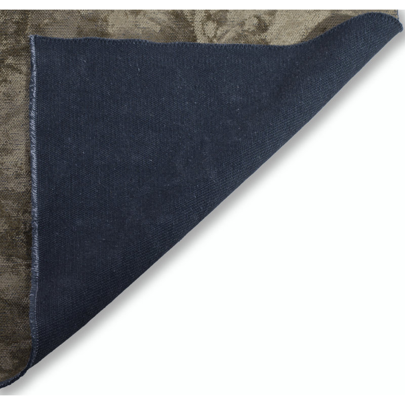 Tapis brun clair brillant contemporain Rapture, Rectangle 7 pi 10 po x 11 pi 2 po