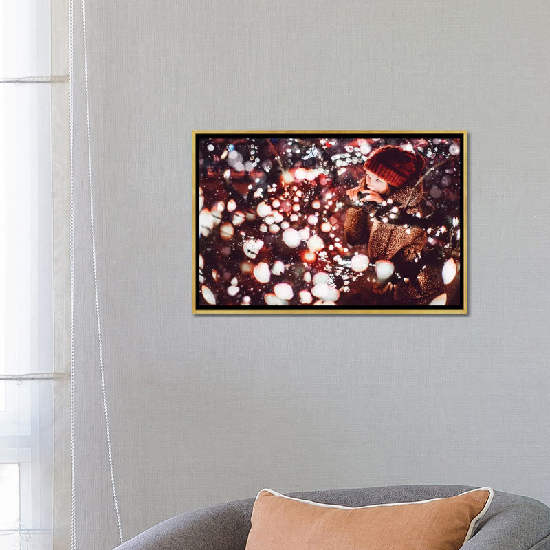 «Simple Magic Time» par Hobopeeba - reproduction, Pas de tapis, H 18 po x l 26 po x P 1,5 po, Toile encadrée d'or