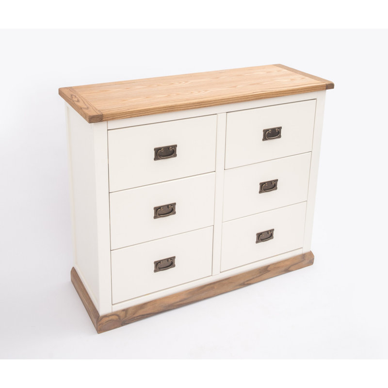 Abbeville 110cm W 6 - Drawer Chest of Drawers