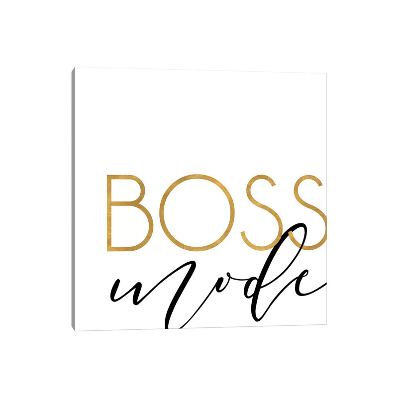 Boss Mode by Anna Quach - Wrapped Canvas Print, 30.48cm H x 30.48cm W
