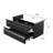2 Drawer 16" Under Desk Drawer Organizer Slide-out Drawer Space Saver Office