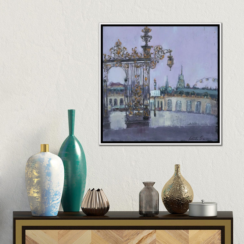 Place Stanislas In Nancy - reproduction d'art murale encadrée, Reproduction encadrée sans passe-partout, H 18 po x l 18 po