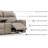 Stockley 77" Vegan Leather Power Reclining Loveseat-495007373