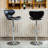 Adjustable Swivel Barstool With Chrome Base-2144307005