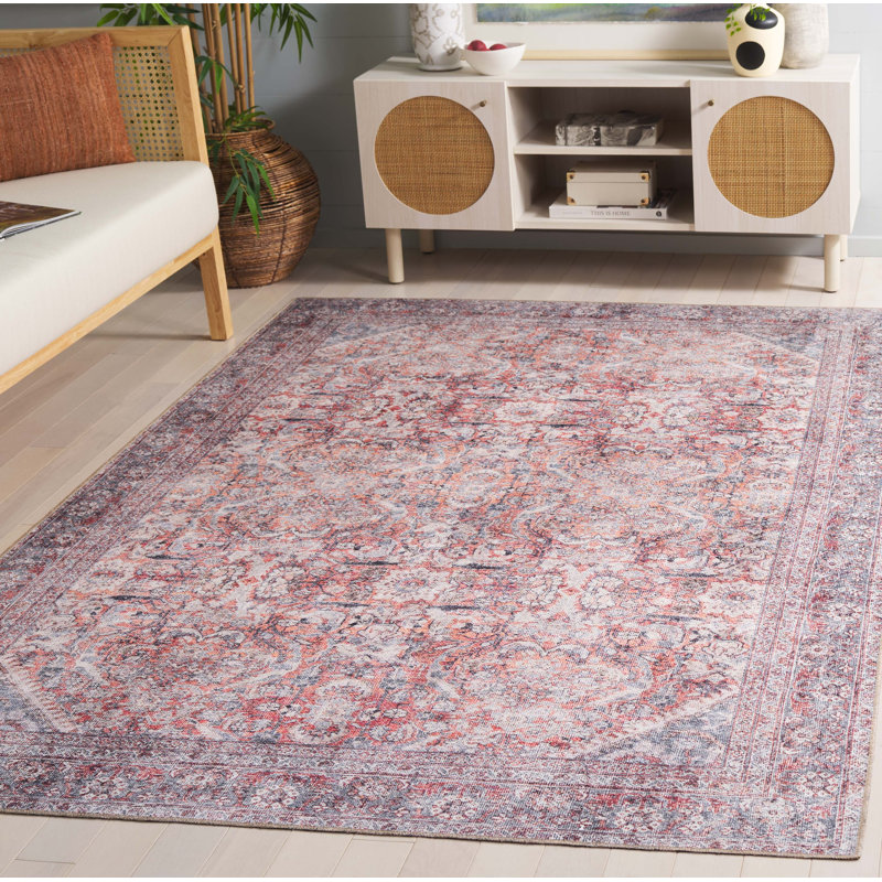Fera Performance Machine Washable Oriental Rug, Rectangle 5'1" x 7'6"