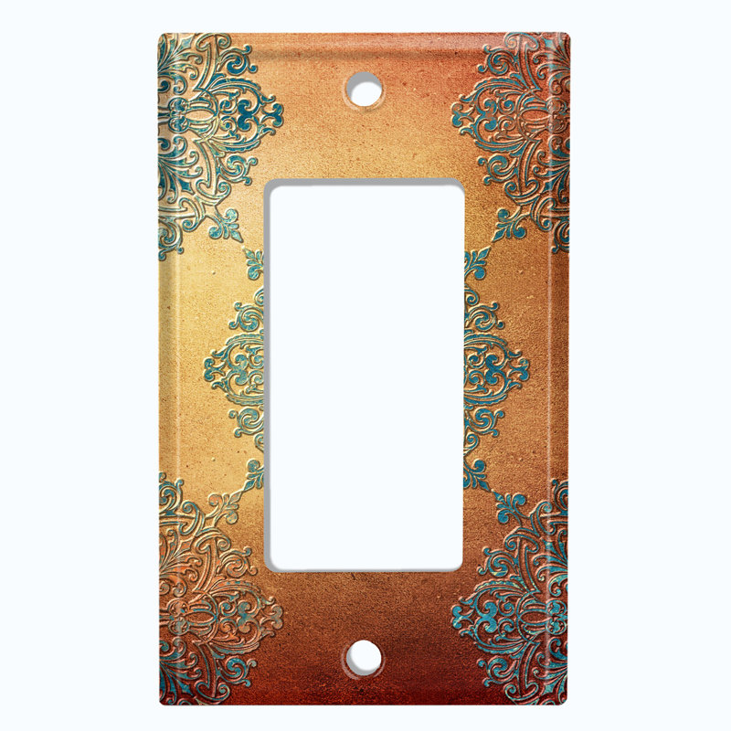 Plaque murale d'interrupteur à bascule 1-Gang, H 4,50 po x l 2,75 po x P 0,15 po